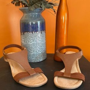 Alfani Tan Beige Wedge Sandals